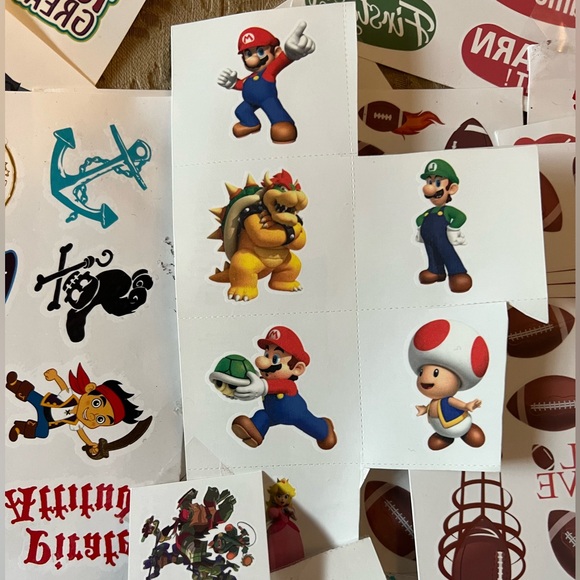 Disney Nick Jr nickoleon gaming Tattoos Lot Assortment new - Picture 2 of 7